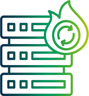 disaster revovery icon